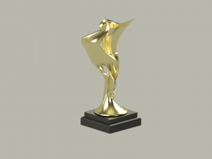 candle holder sculpture Modelo de Impressão 3D