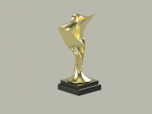 candle holder sculpture 3D Print Model