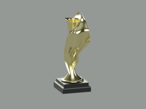 candle holder sculpture Modelo de Impressão 3D