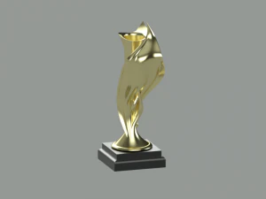 candle holder sculpture 3D Print Model