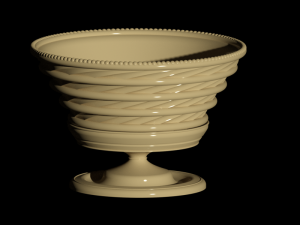 a pot of flowers 3D Print Model