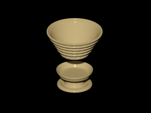 a pot of flowers 3D Baskı Modeli