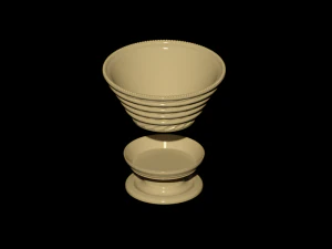a pot of flowers 3D Print Model