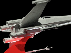 star wars fighter 3D Print Model