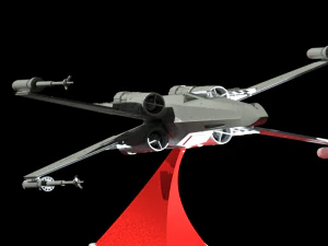 star wars fighter 3D Print Model