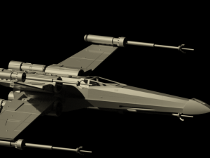 star wars fighter Modelo de impresión 3D