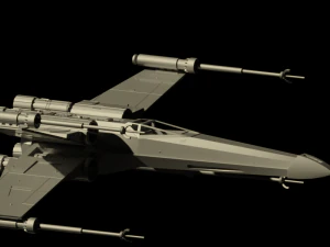 star wars fighter 3D Print Model