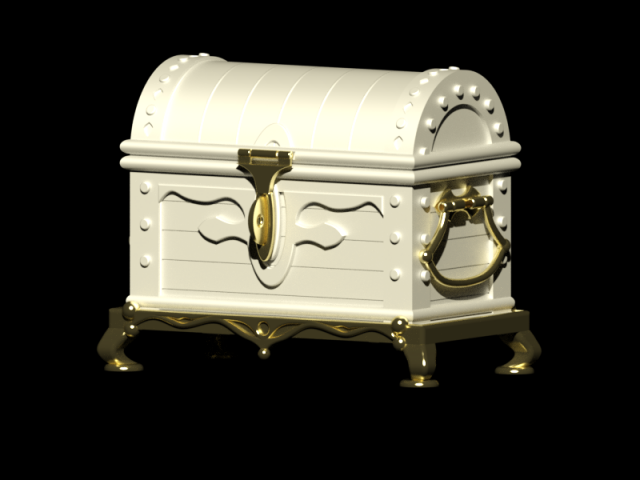 chest 3D Print Model .c4d .max .obj .3ds .fbx .stl .blend 