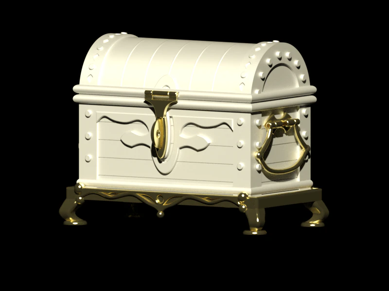 chest 3D Print Model .c4d .max .obj .3ds .fbx .stl .blend 