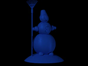 snowman 3D Print Model