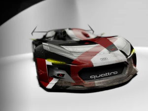 quattro spectre battledrone 3D Model