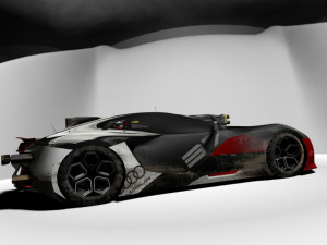 quattro spectre battledrone Modelo 3D
