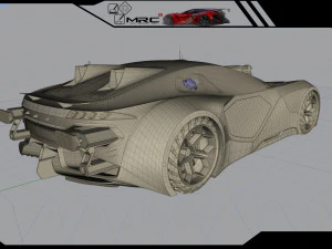 quattro spectre battledrone 3D Model