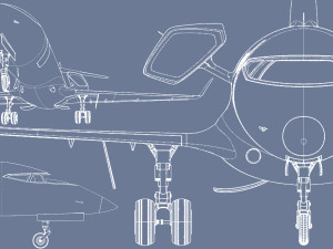 concept private jet 3D मॉडल