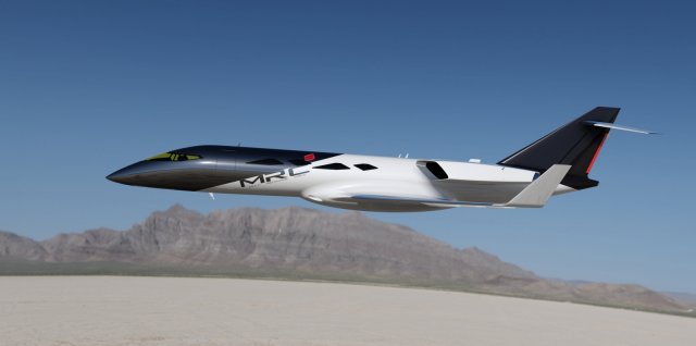 concept private jet 3D मॉडल .c4d .max .obj .3ds .fbx .stl .blend 
