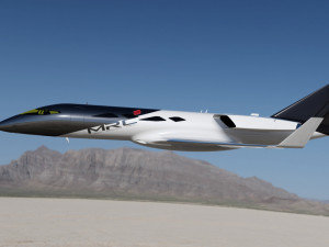concept private jet 3D मॉडल