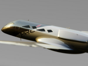 concept private jet 3D मॉडल