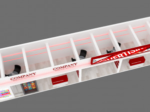 exhibition stand 01 3D मॉडल