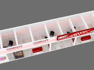 exhibition stand 01 3D Model