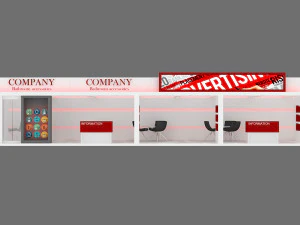 exhibition stand 01 3D Model