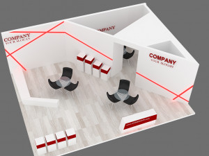 exhibition stand 02 3D Model