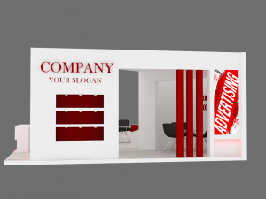exhibition stand 02 3D Model