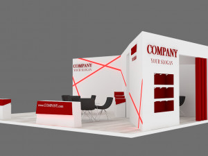 exhibition stand 02 3D Model