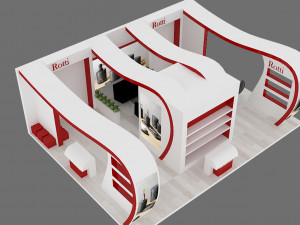 exhibition stand 03 3D मॉडल