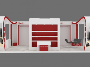 exhibition stand 03 3D मॉडल