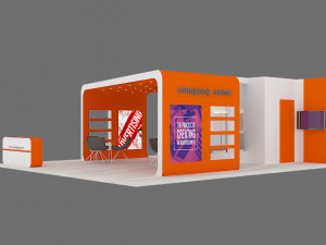 exhibition stand 07 3D मॉडल
