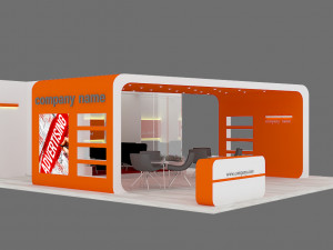 exhibition stand 07 3D मॉडल