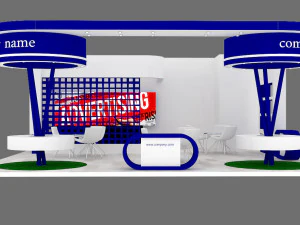 выставочный стенд 08 3D Модель