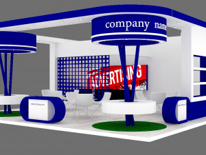 exhibition stand 08 3D मॉडल