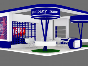 exhibition stand 08 3D मॉडल
