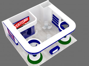 exhibition stand 08 3D मॉडल