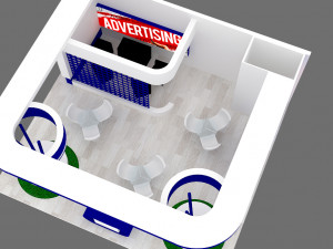 exhibition stand 08 3D मॉडल