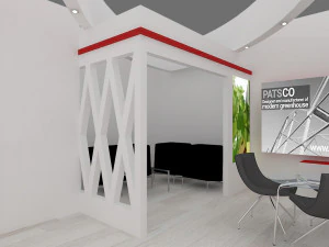 प्रदर्शनी स्टैंड 09 3D मॉडल