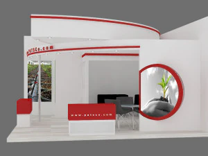 प्रदर्शनी स्टैंड 09 3D मॉडल