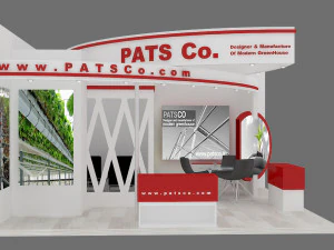 प्रदर्शनी स्टैंड 09 3D मॉडल