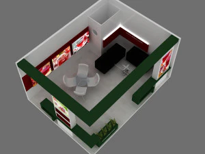 stoisko wystawowe 11 Model 3D