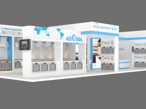 exhibition stand 06 3D मॉडल