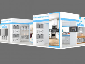 exhibition stand 06 3D मॉडल