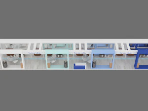 exhibition stand 10 3D Model