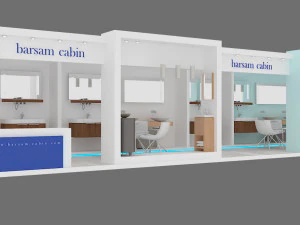 exhibition stand 10 3D Model