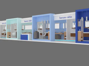 exhibition stand 10 3D Model