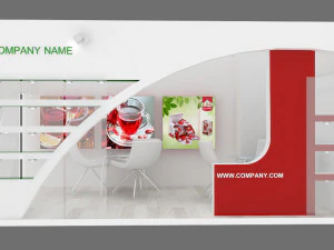 Messestand 12 3D Modell