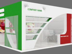 exhibition stand 12 3D Model