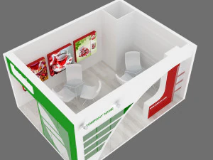 exhibition stand 12 3D Model