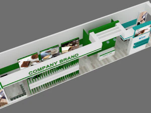 exhibition stand 13 3D Model