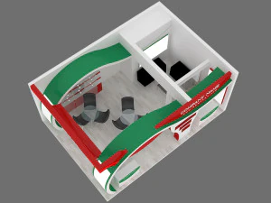 stoisko wystawowe 16 Model 3D